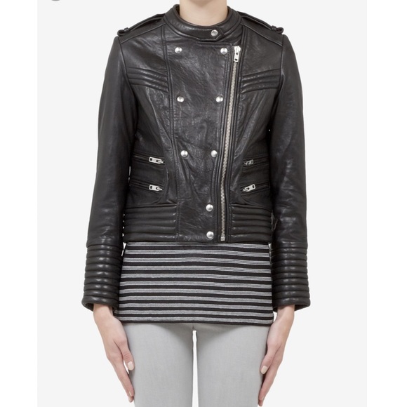 IRO 'ROJAN' LEATHER JACKET - Picture 2 of 6